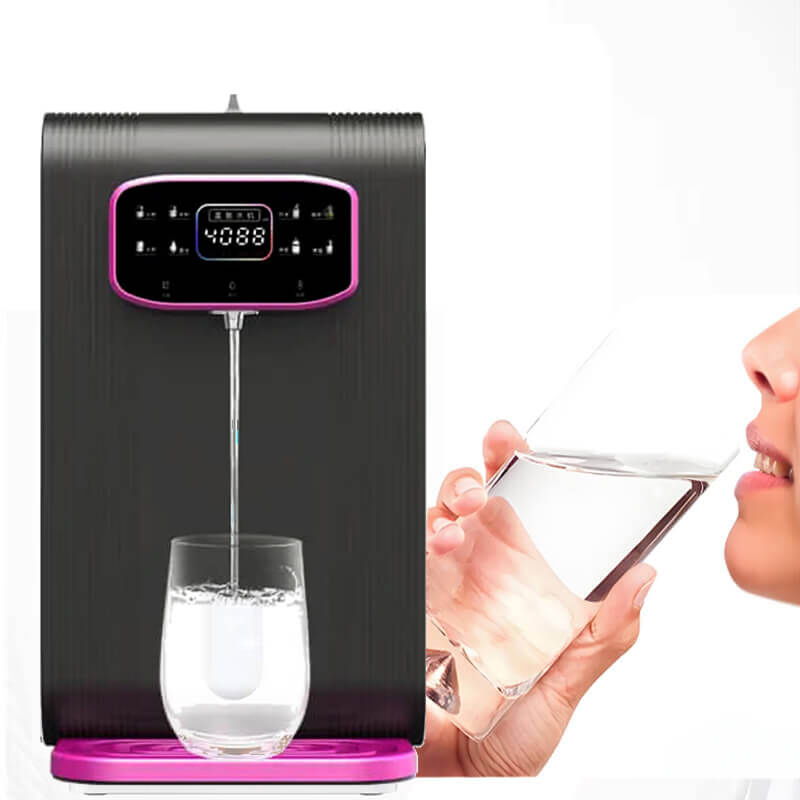 Factory Wholesale Hydrogen Rich Water Dispenser Connected Reverse Osmosis Purification System for Office