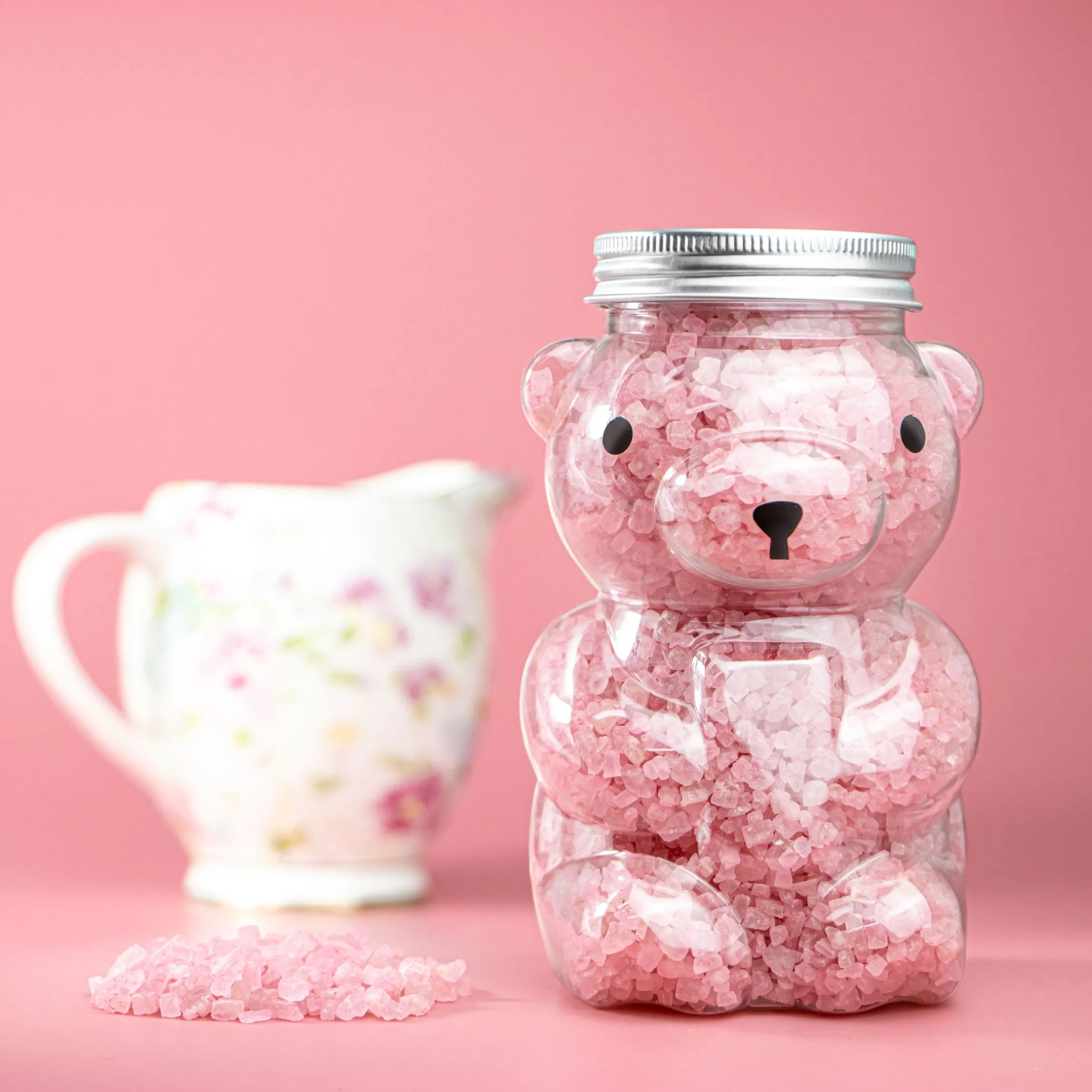 Natural Bath Salts Crystals for Bath and Wellness Benefits Pink Salt