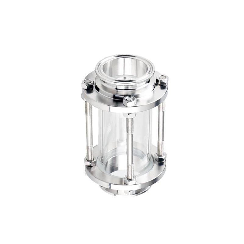 Durable SS316L Sanitary Inline Explosion-Proof Beer Pipe Observation Mirror