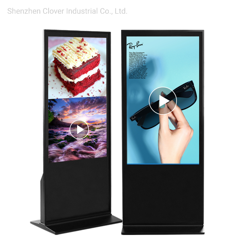 32" 55 Inch Indoor Floor Standing Interactive Vertical Digital Signage Display Touch Screen Monitor LCD Advertising Kiosk