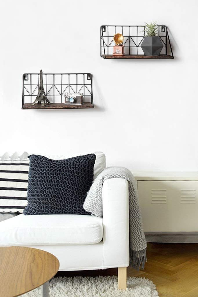 Полка-стеллаж из железного дерева для хранения