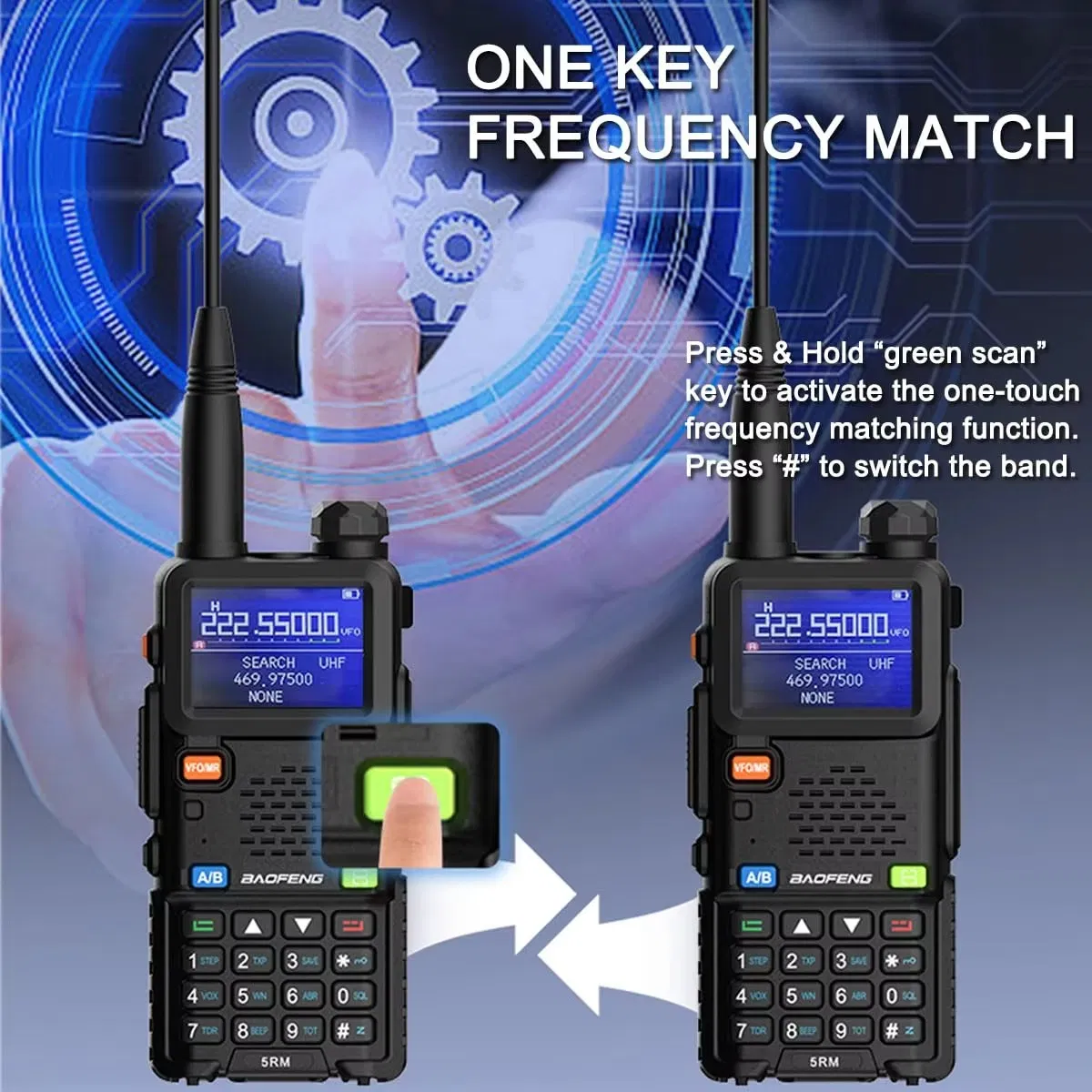 Портативная рация Baofeng UV-5RM 10W