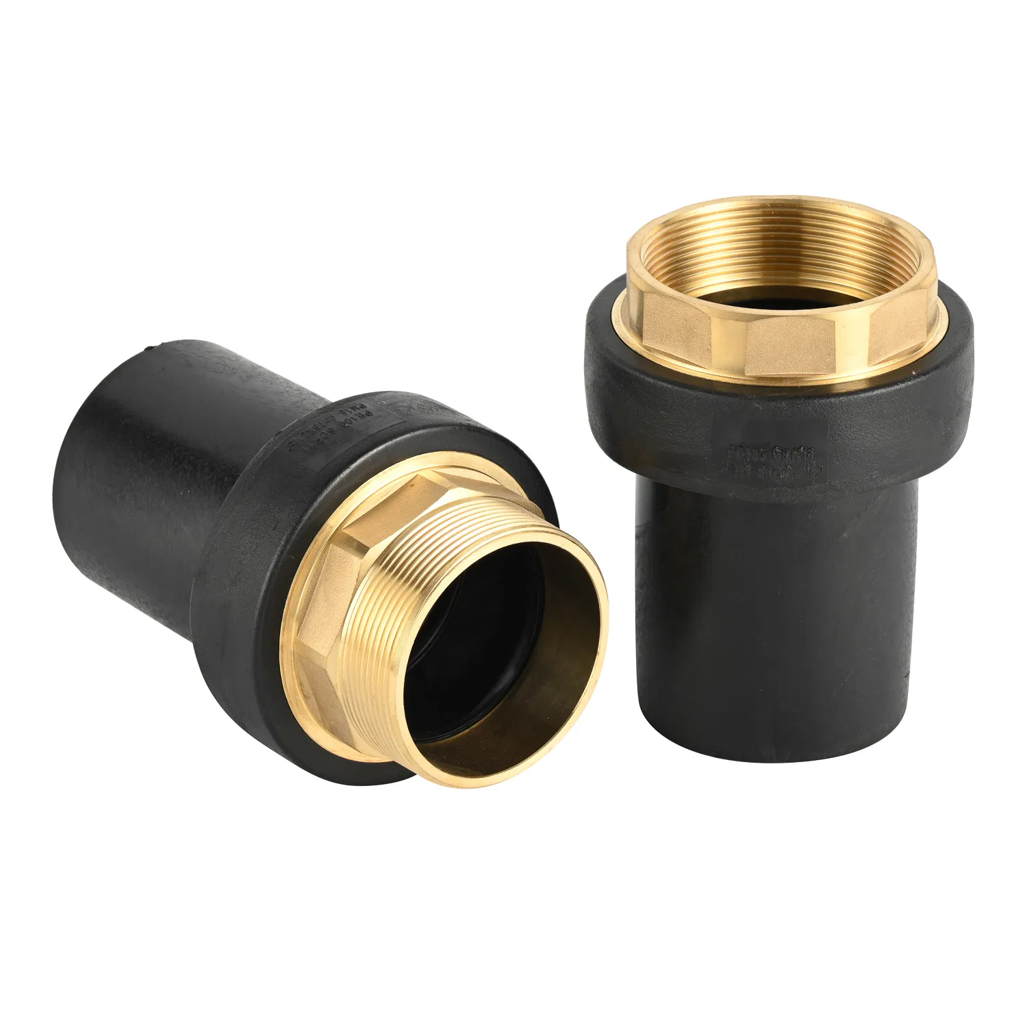 Male PE-Brass Adapter Transition for HDPE Water Supply Pipes