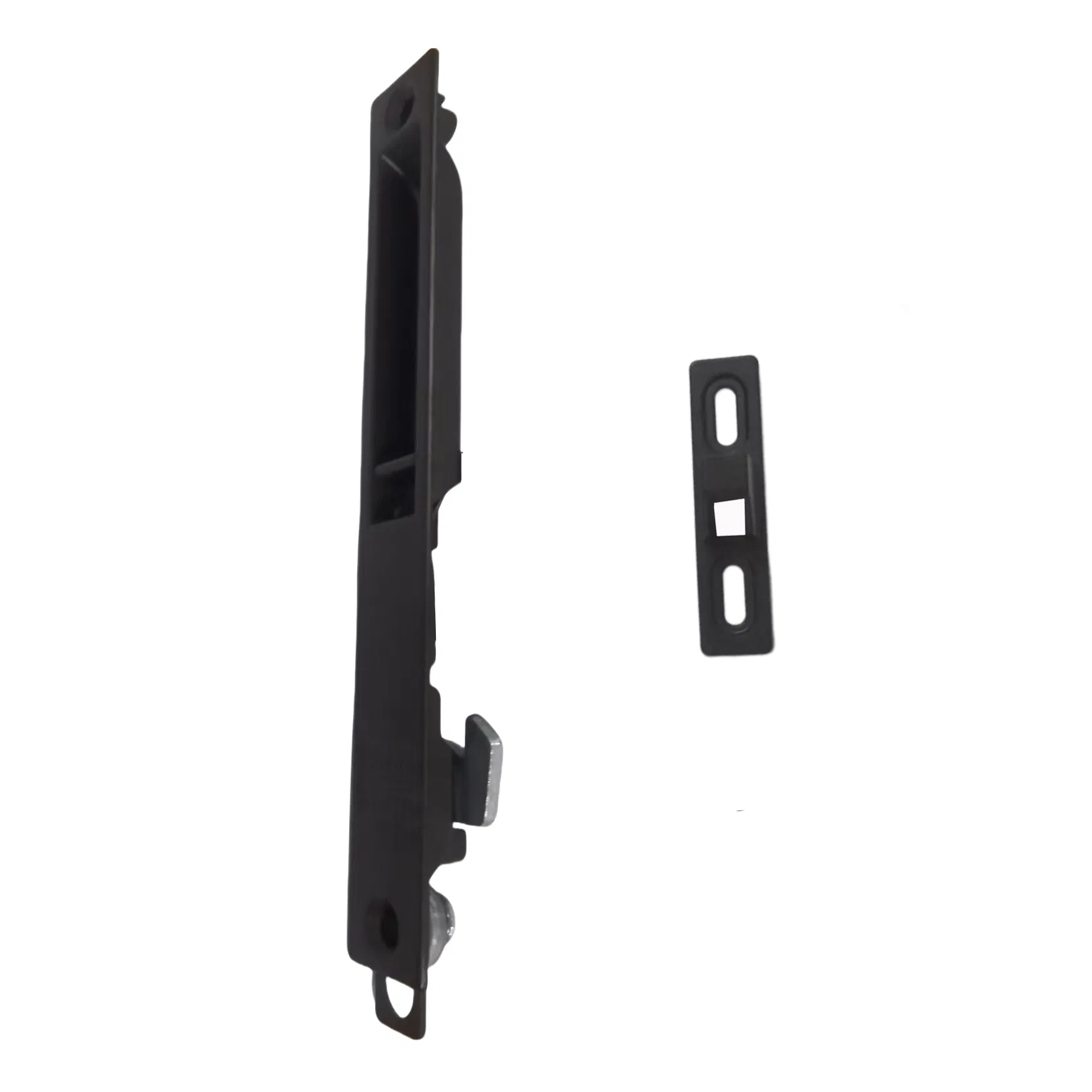 Space-Saving Flush Handle with Smooth Sliding Glass Design