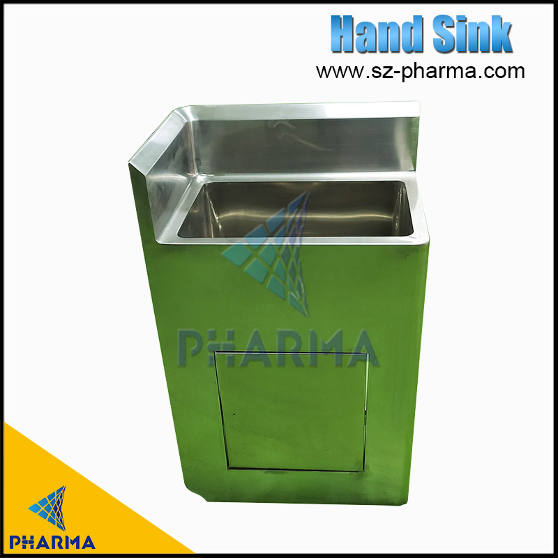 Laboratory Cleanroom Medical Equipment Stainless Steel Hand Sink for Washing with Faucet
