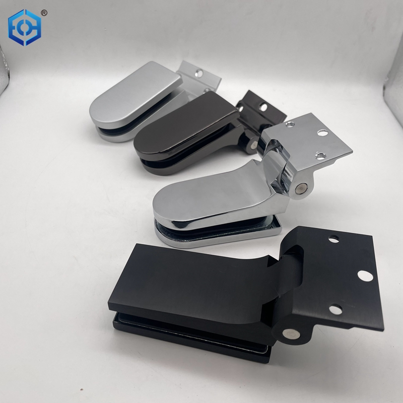 Silver Aluminum Glass to Wall Pivot Hinge for Interior Glass Door