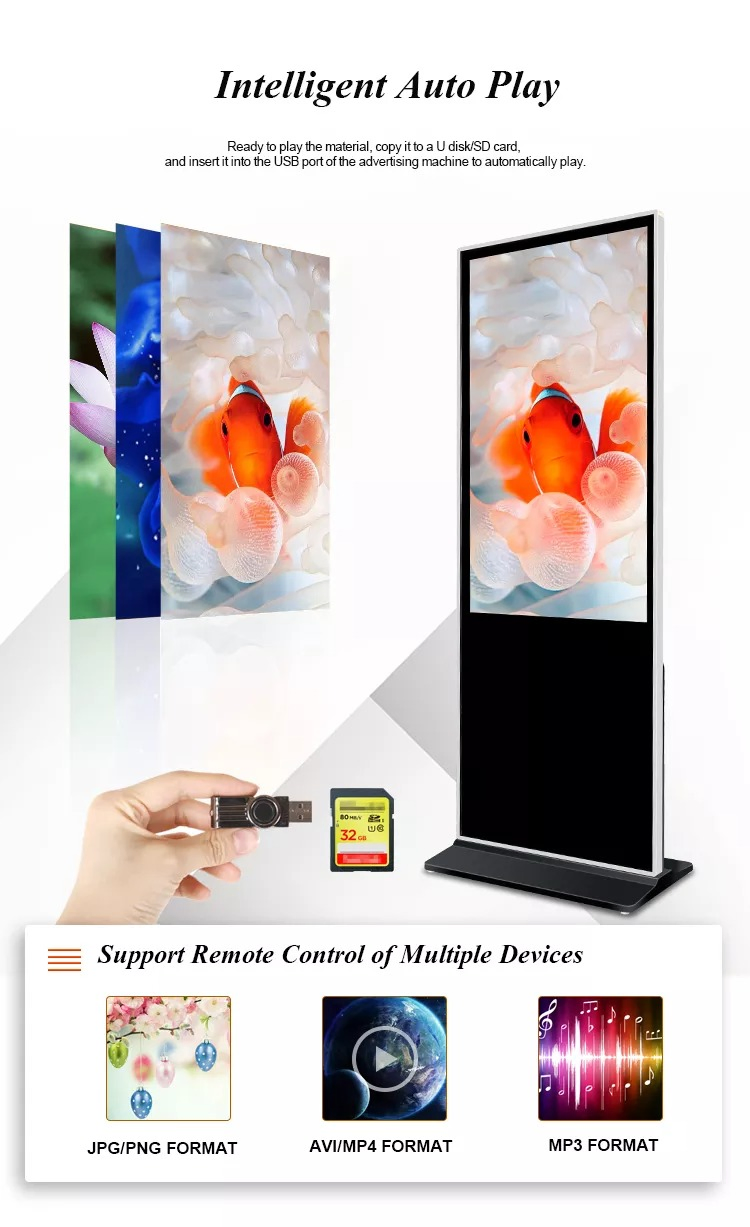 Outdoor 65 in TV Tempered Glass Solar Powered LED LCD TV
