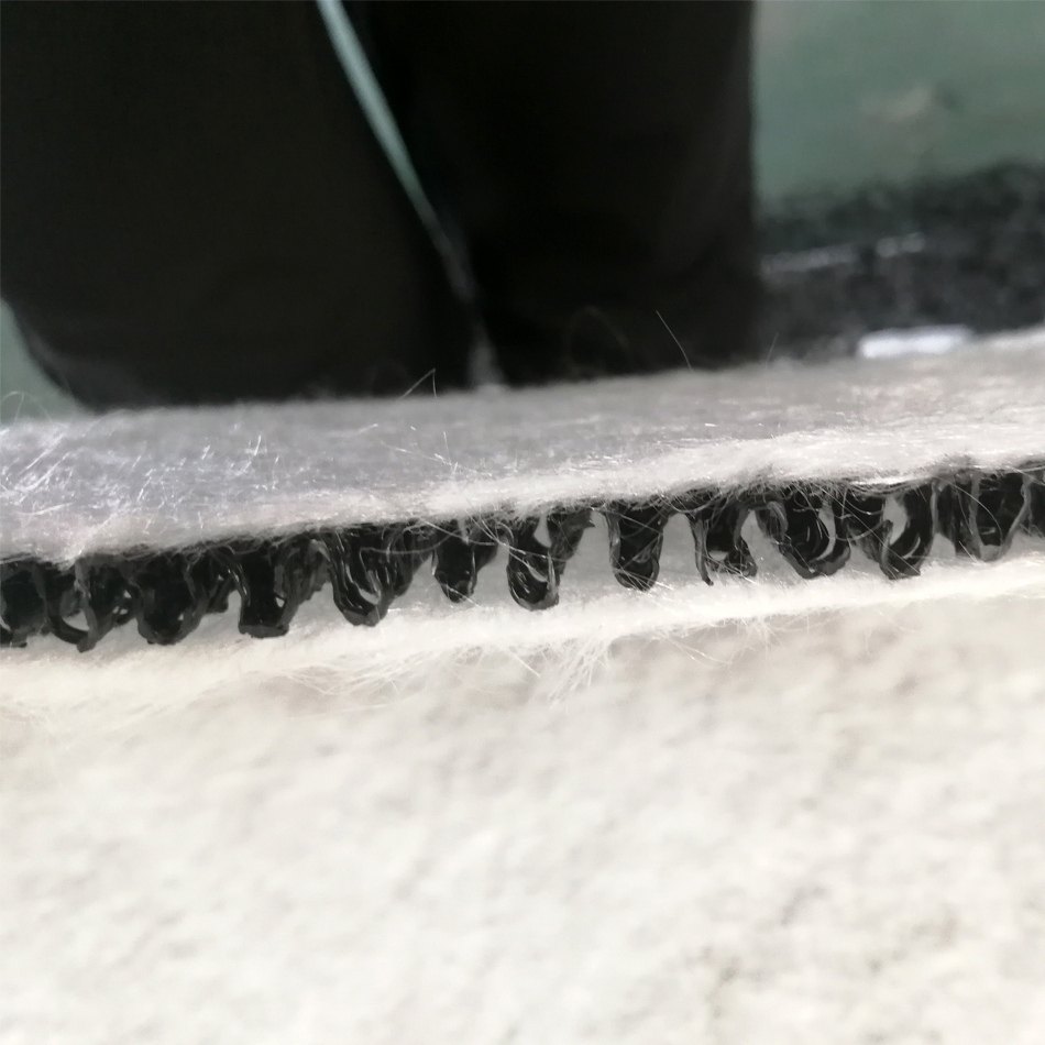 Tunnel Pavement Retaining Wall Seepage Drainage Mat W-Shaped Composite