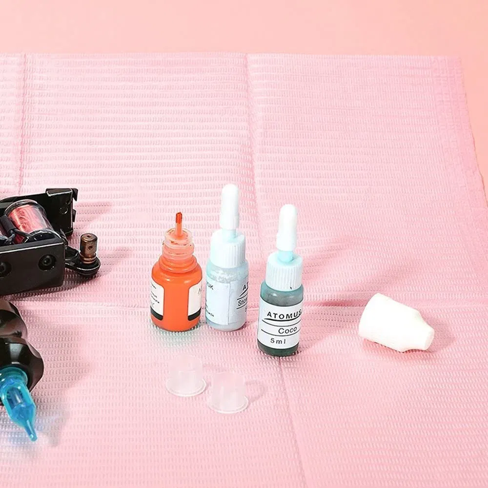 3 Ply Waterproof Tattoo Bib Sheet for Patients Nail Table Cover