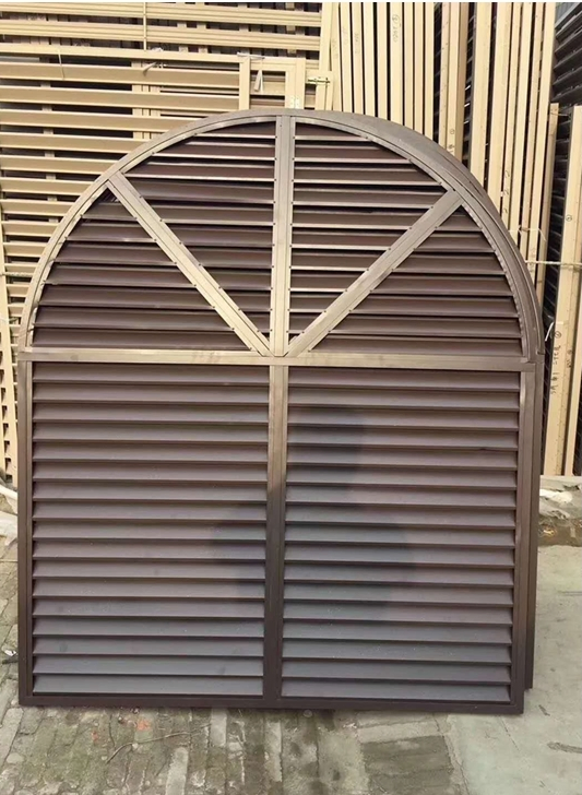 Adjustable Blade Casement Window Louvers Electric Louvered Pergola Extruded Aluminum Louvers