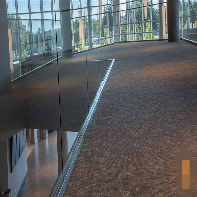 Glass Aluminum U Channel Glass Railing for Apartment