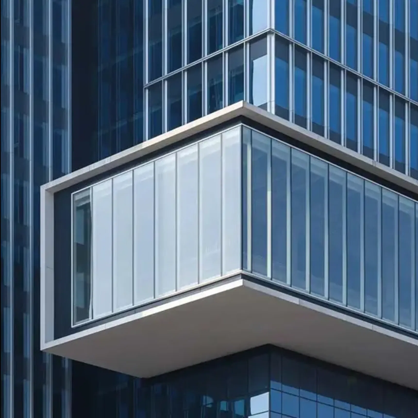 Thermal Resistant Aluminum&Glass Structure Curtain Wall System