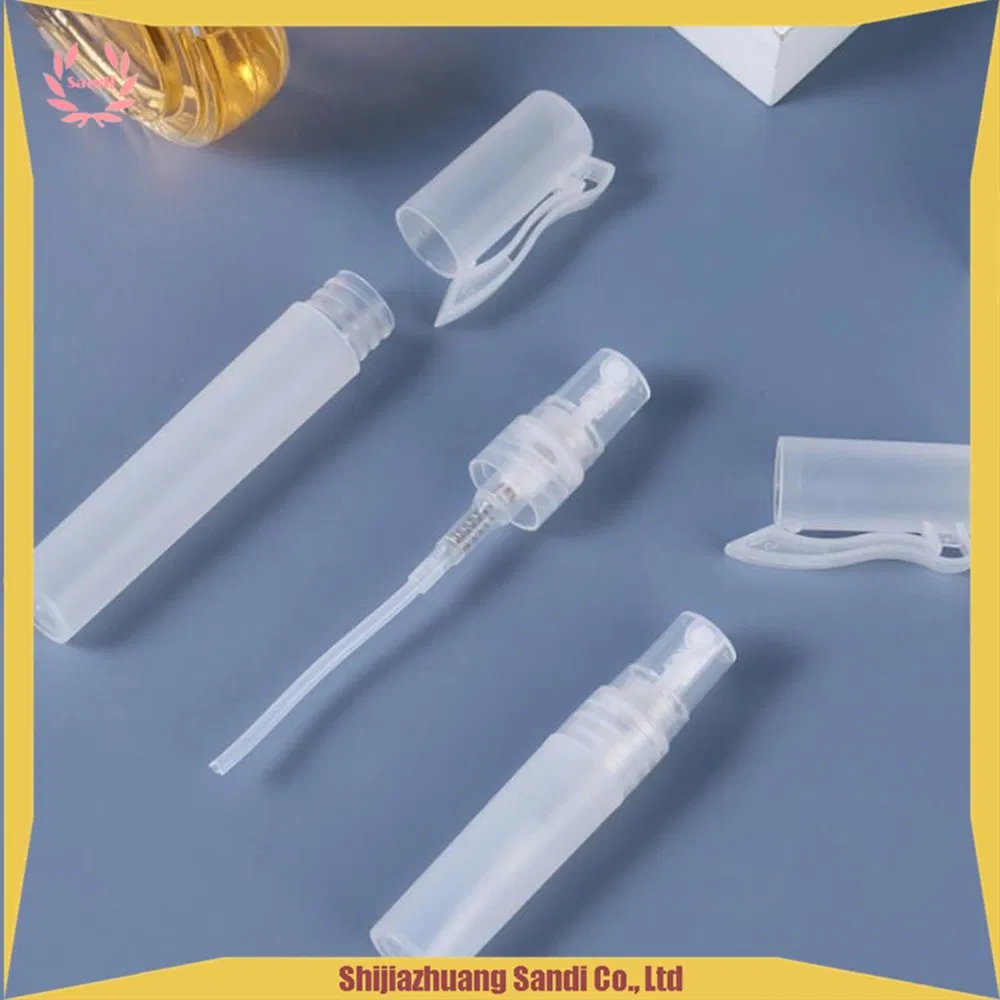 1ml 2ml 3ml 5ml Small Refillable Perfume Bottle Transparent Plastic Glass Fragrance Atomizer Spray Bottle