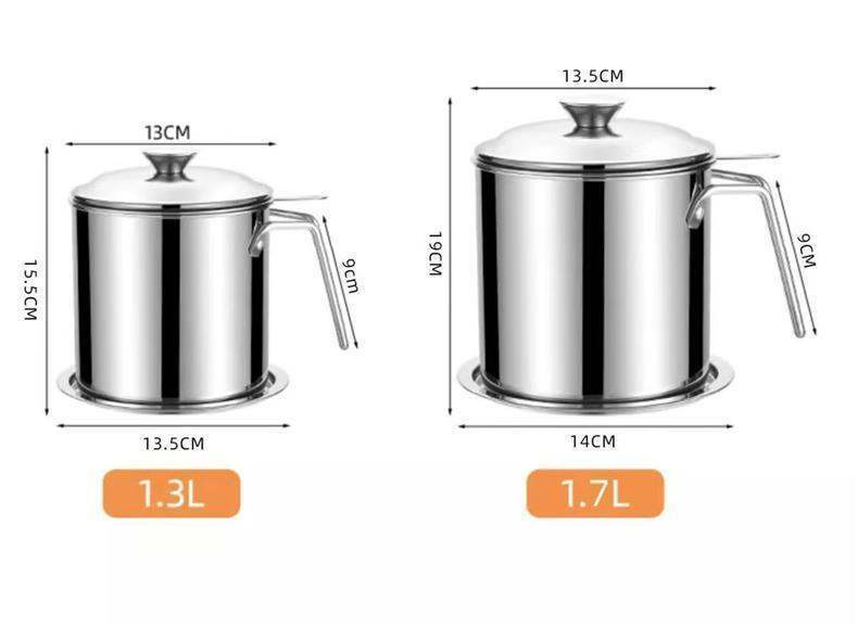 Oil Can Oil Filter Pot High-Capacity Filter Oil Pot Storage Tank
