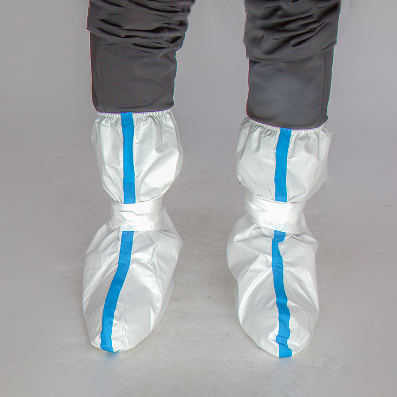 Wholesale Manufacturer Waterproof Foot Shoe Covers Disposable Non Woven Non Slipanti-Dust Shoe Cover Nonwoven Shoe Cover PP Boot Covers