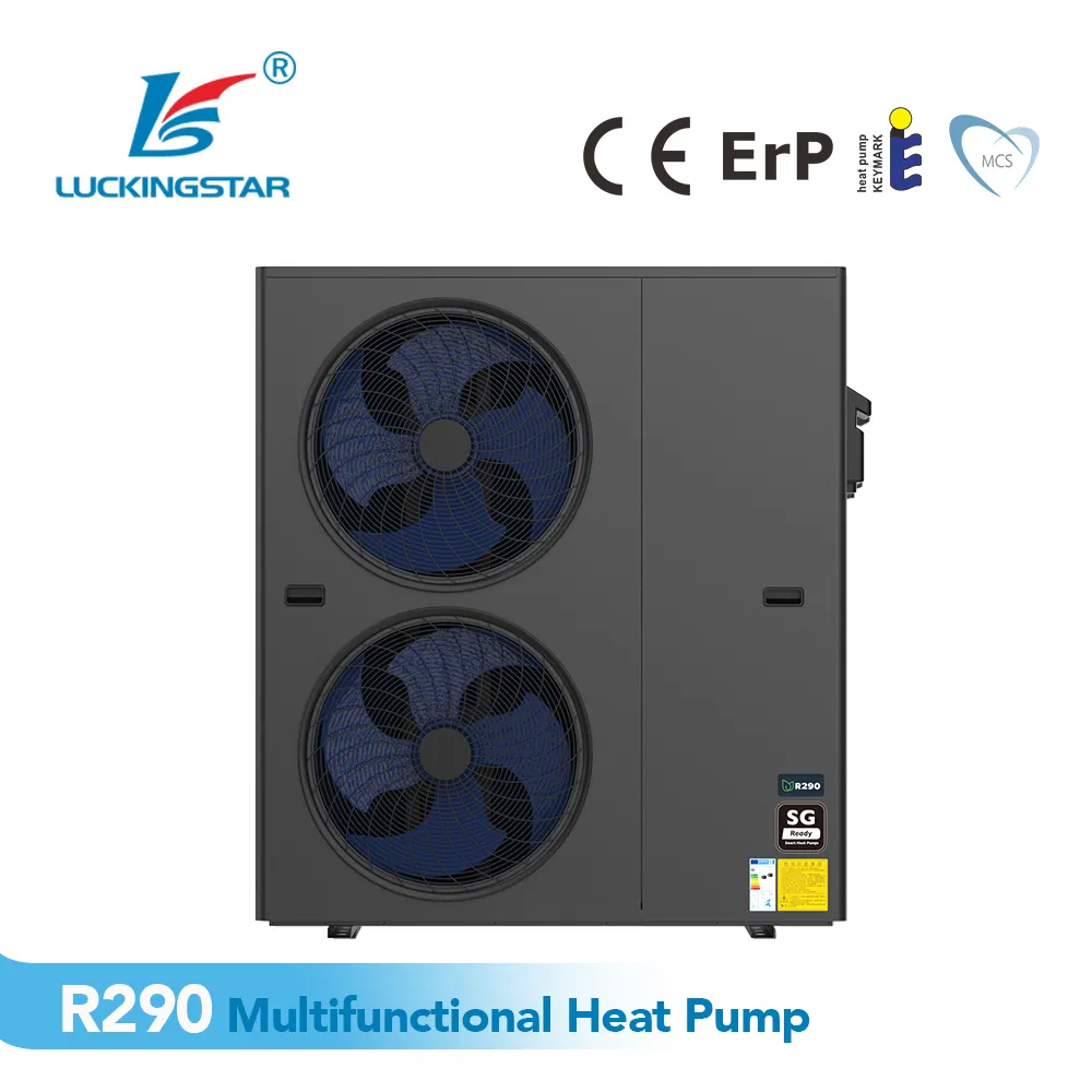 Hybrid Heat Pump System R290 Heat Pump with Inverter Technology for Heating and Cooling Hot Water Floor Heating