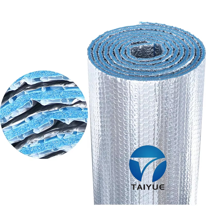Aluminum Foil Bubble or Woven Polyethylene Bubble Foil Heat Insulation Rolls Material