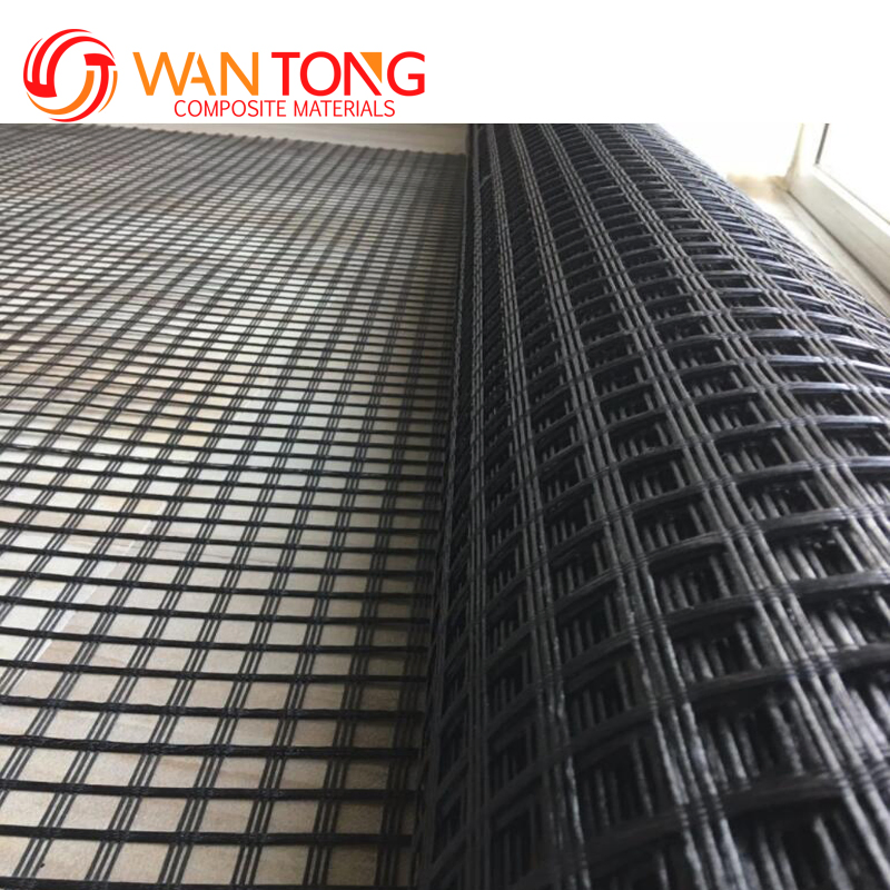 Fiberglass Geogrid 50/50kn 80/Kn 100/100kn Leading Manufacturer for Road Driveway