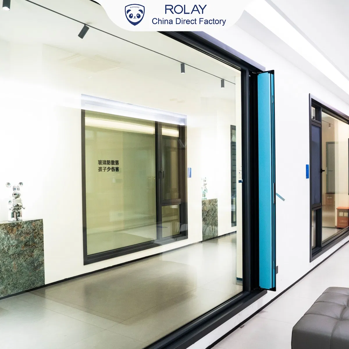 Rolay Casement Window Glass Window Aluminium Profile Tight Tolerance Low-E Glass Micro Ventilation Inward Casement Swing Aluminium Tilt and Turn Window