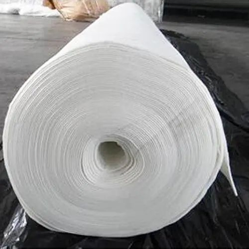 Customized 500GSM Polyester Long Fiber White Non-Woven Fabric of Geotextile