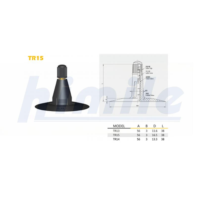 Himile Tyres Inner Tube for Motorcycle and Bicycle, TR13 NR/BU Light Truck Tyre Valve