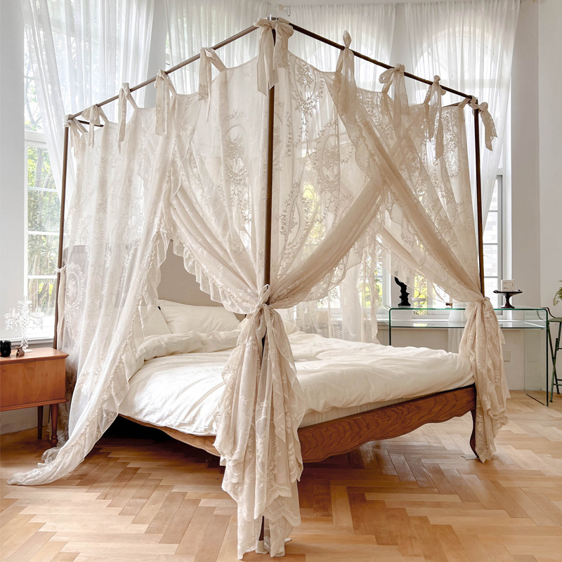 OEM Three-Door Superior Homestay Palace Landing Princess Style Mosquito Net