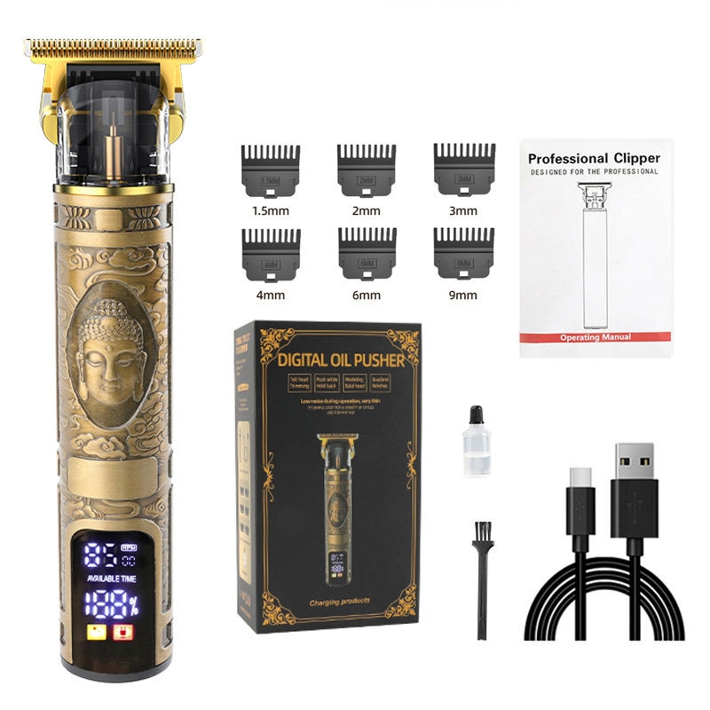 Barber Professional Hair Clipper Powerful Men Electric Hair Trimmer
