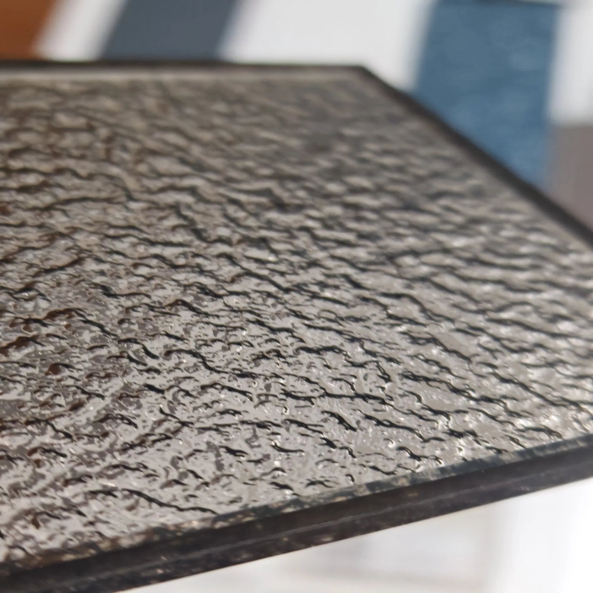 Plain Flawless Exquisite Dark Hot Melt Glass Float Glass Decorative Glass