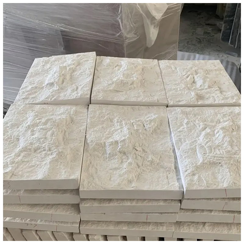 Natural Split White Limestone Interior and Exterior Wall Cladding Tiles