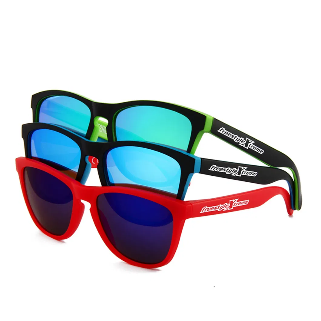 Best Men's Custom Brand Retro PC Frame Gradient Gray Polarized Lens Bulk Glasses