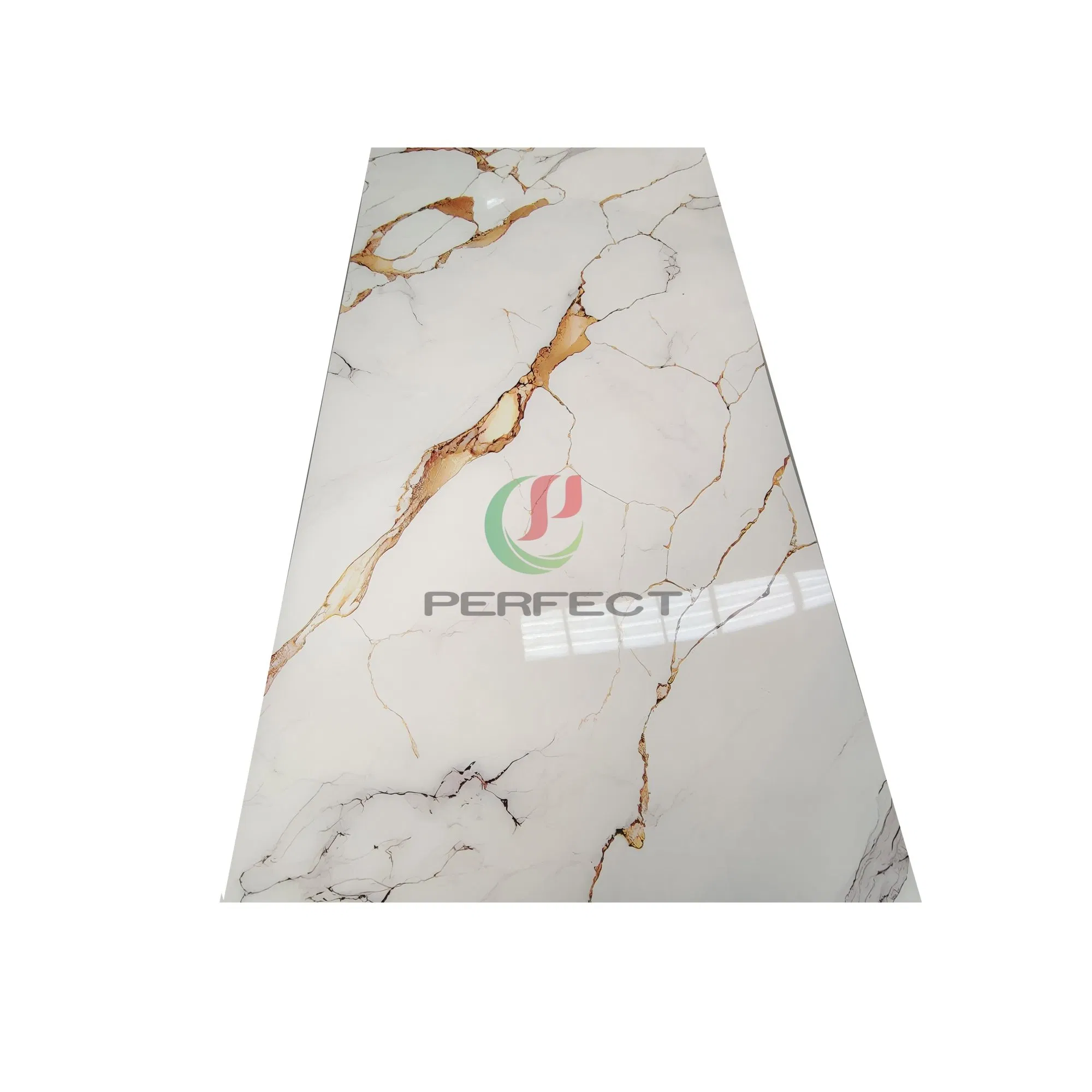 China High Quality Decorative PVC Marble Sheet Fire-Retardant Moisture-Proof Easy Clean Wall Board for Home Hotel Office Interior Decoration