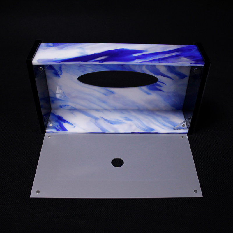 Acrylic Hotel Rooms Guest Room KTV Napkin Holder Tissue Paper Box