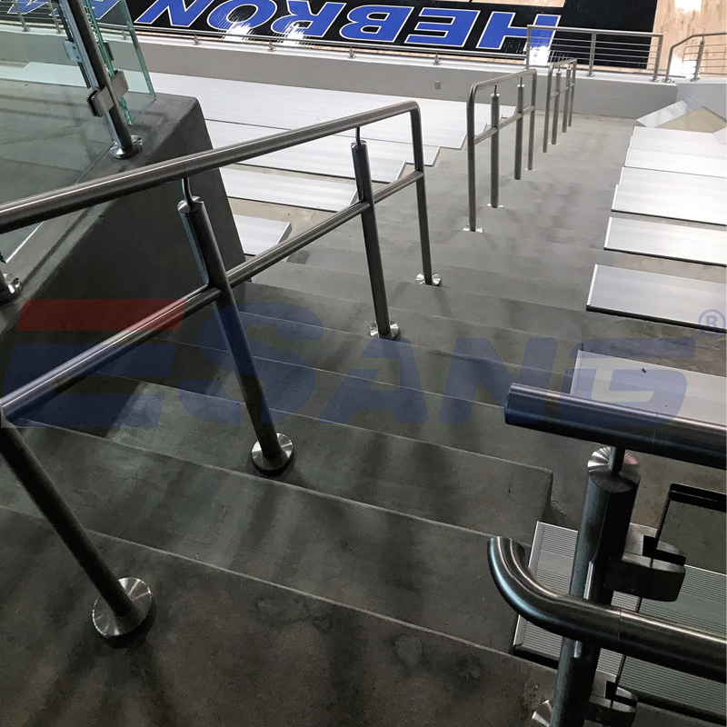 Esang Professional Commercial Stadium Stair Railing Stainless Steel Handrail System