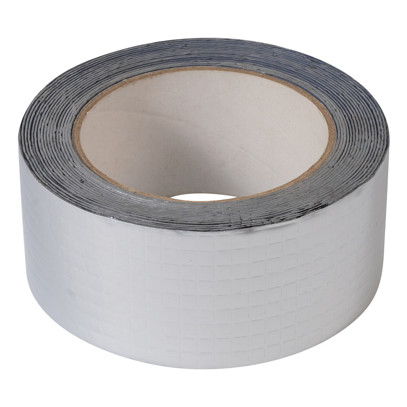 High Density Rubber Waterproof Repairing Adhesive Fixed Tape Butyl Aluminum Foil Tape for Kitchen and Sink