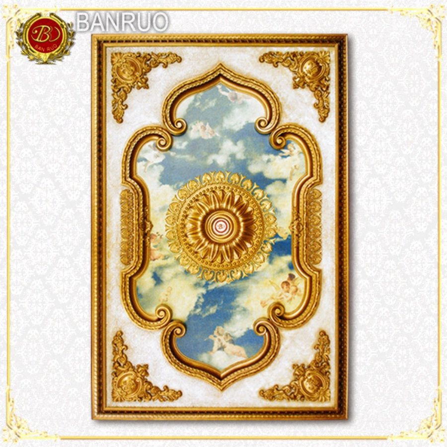 Banruo Plastic Artistic Ceiling Panel High Quality Ceiling Design Board