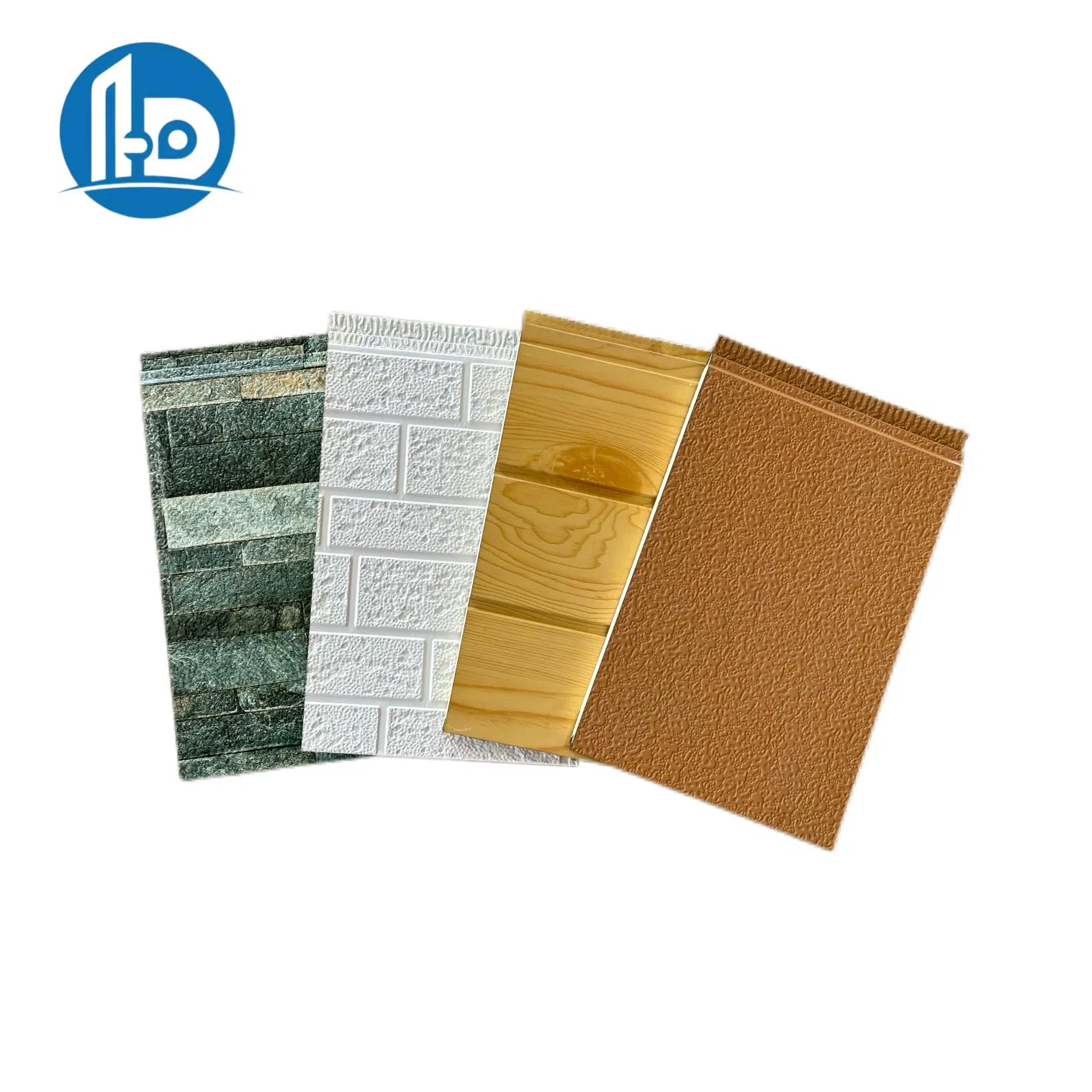 Sandwich Panel Polyurethane Insulation Board Villa Courtyard New Exterior Wall Insulation Decoration Integrated Board Waterproof and Fireproof 38.3cm Wide