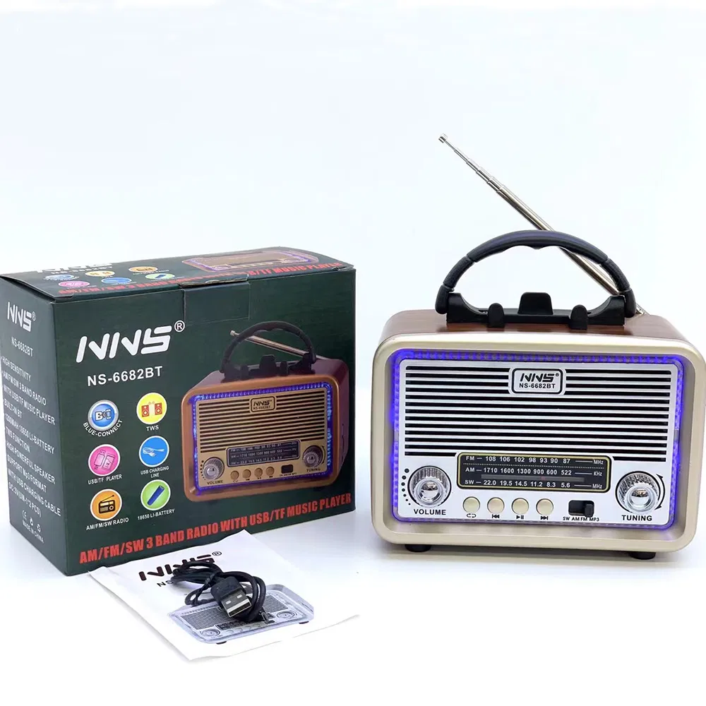 Ретро радио NS6682BT с Bluetooth, FM/SW