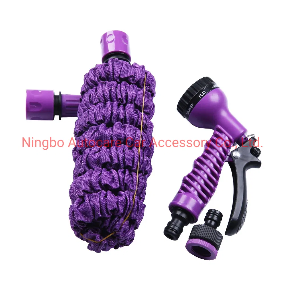Expandable Garden Hose with Spray Nozzle and Durable 3 Layers Latex Expandable Garden Hose Intractable Hose