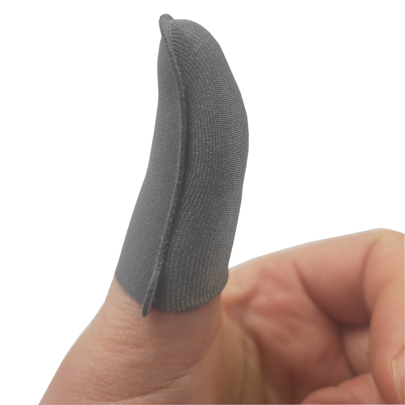 Silver Fiber Cloth Finger Sleeves Pubg Game Finger Gloves Anti-Sweat Comfortable Wear