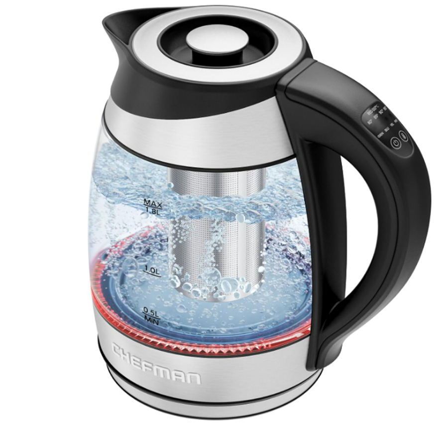 Glass Tea Kettle Hot Water Boiler Electric Kettle with Temperature Control