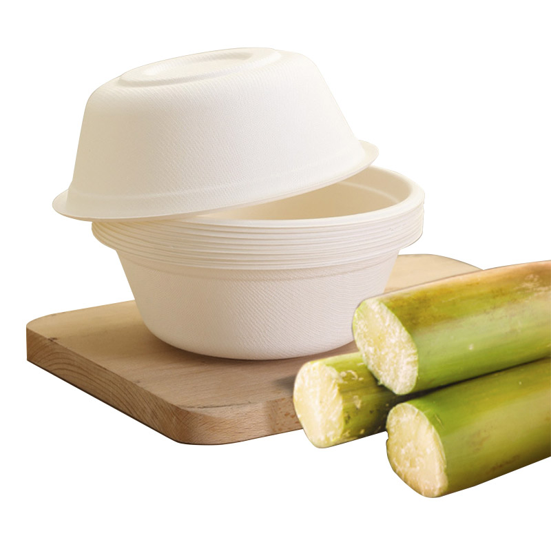 16oz Sugarcane Bagasse Bowl Biodegradable Food Container Soup Bowl