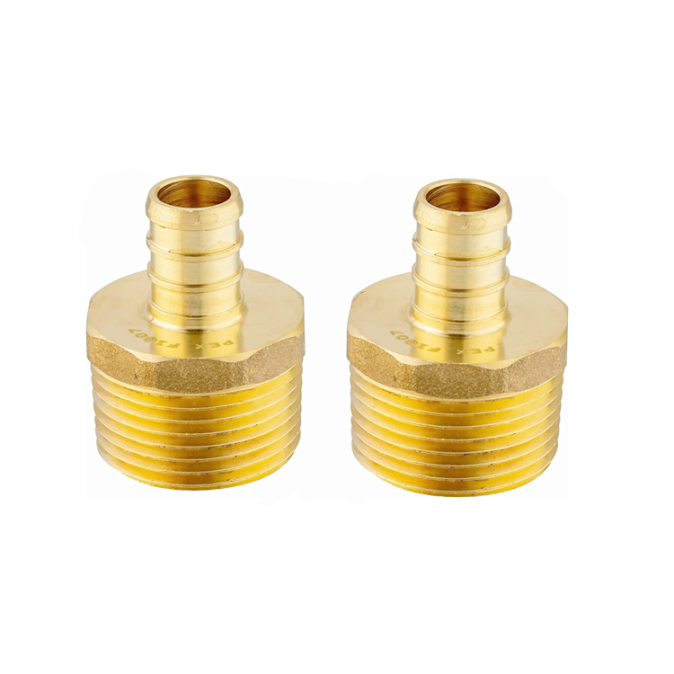 China Factory Avonflow North American Pex Fitting Lead Free Brass Male Adapter F1807 X Mip
