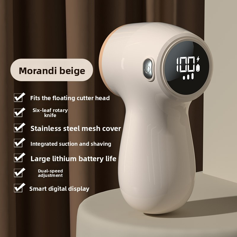 New Style Digital Display Household Rechargeable Hairball Trimmer for Sweater Pilling Convenient Shaving Device Lint Remover