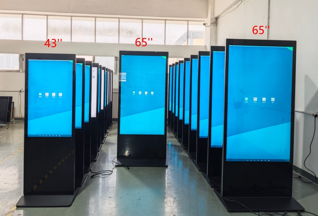 Hot Selling 43 Inch Indoor Multi-Media LCD Touch Screen Digital Signage Kiosk Advertising Display