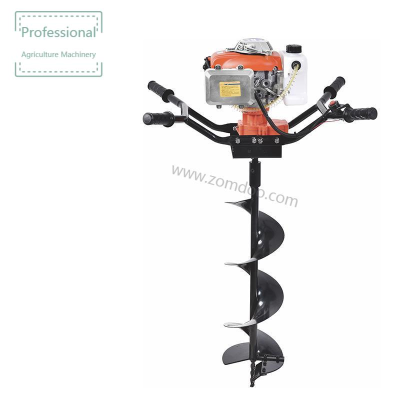 54cc Hand Push Earth Drill Machine 54cc Ice Drill Spiral Borer