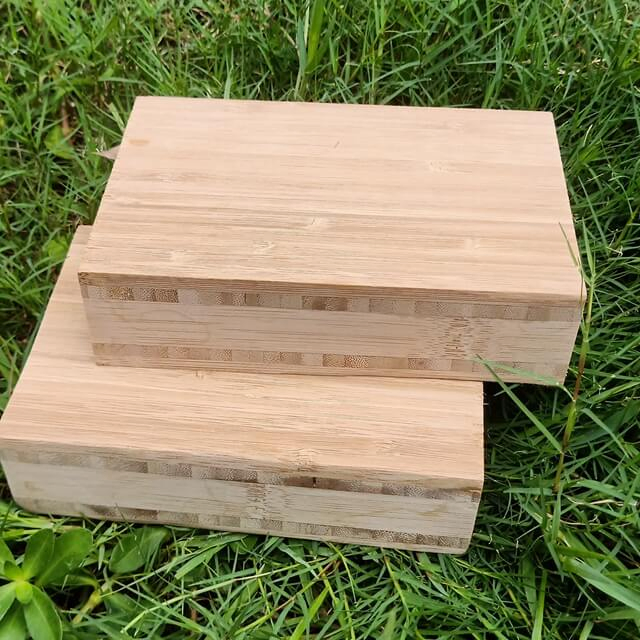 2440X1220X40mm Caramel Vertical Cross Ply Bamboo Furniture Boards, Bamboo Panels, Laminated Bamboo Ply Sheets