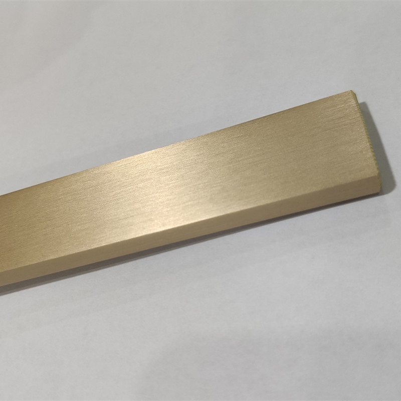 Metal Trim on Wall Inlay Trim Stainless Steel Flat Bar for Wall Decoration Strip