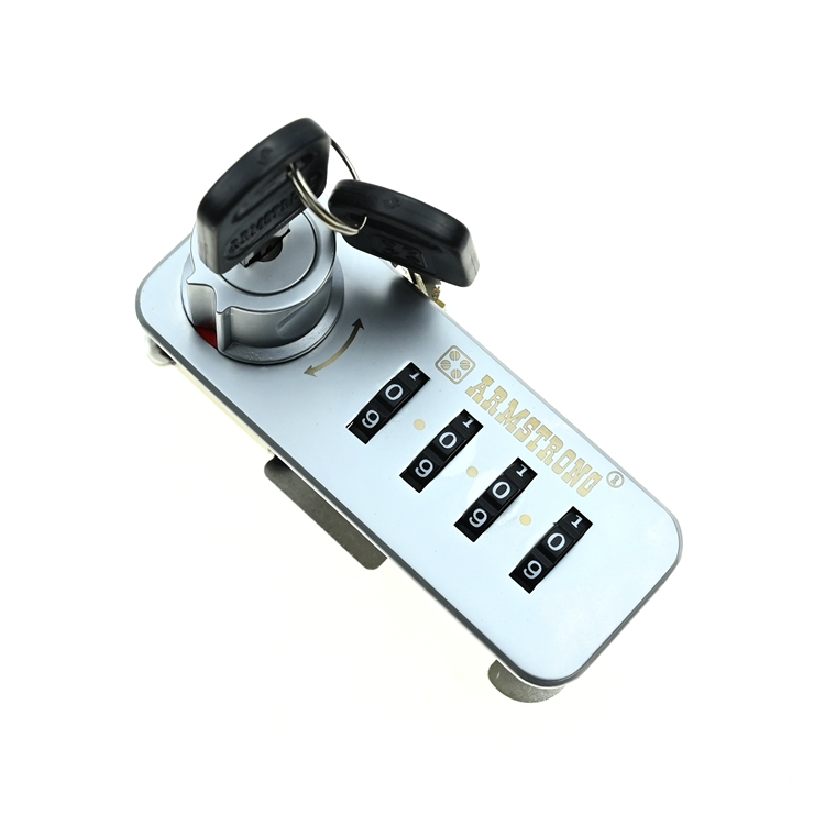Yh3601 Drawer Furniture Gym Mechanical Metal 4 Dials Digital Cabinet Combination Locker Lock with Master Key