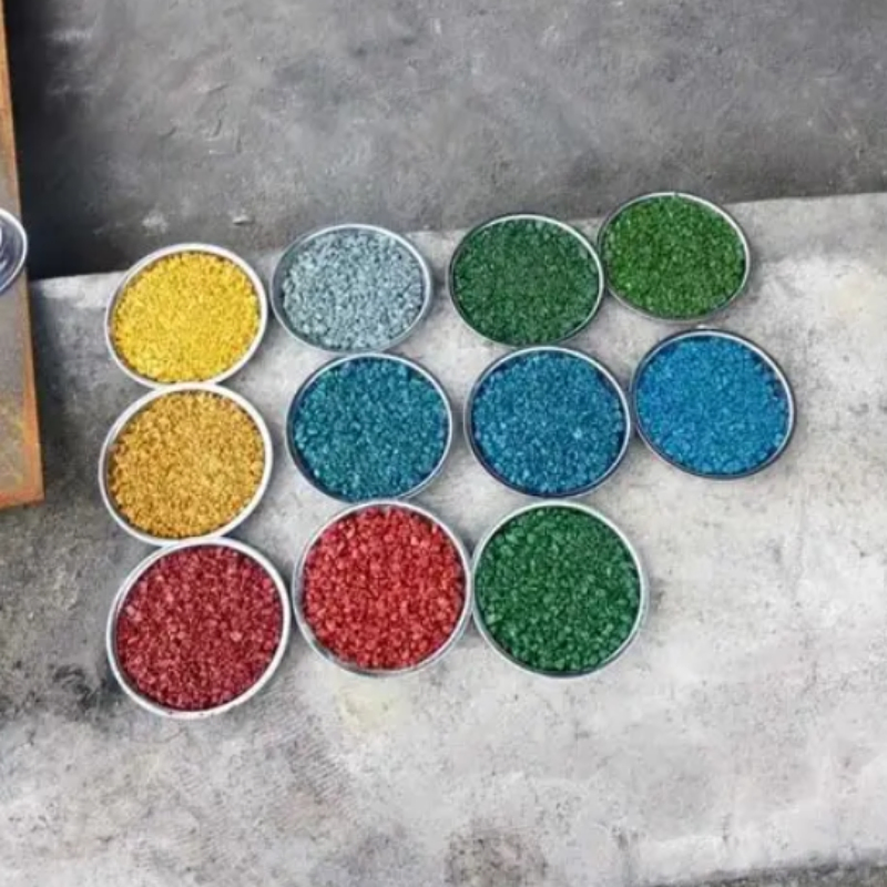 Provide Technical Consultation and Guidance Colored Asphalt Concrete Modifier with ISO