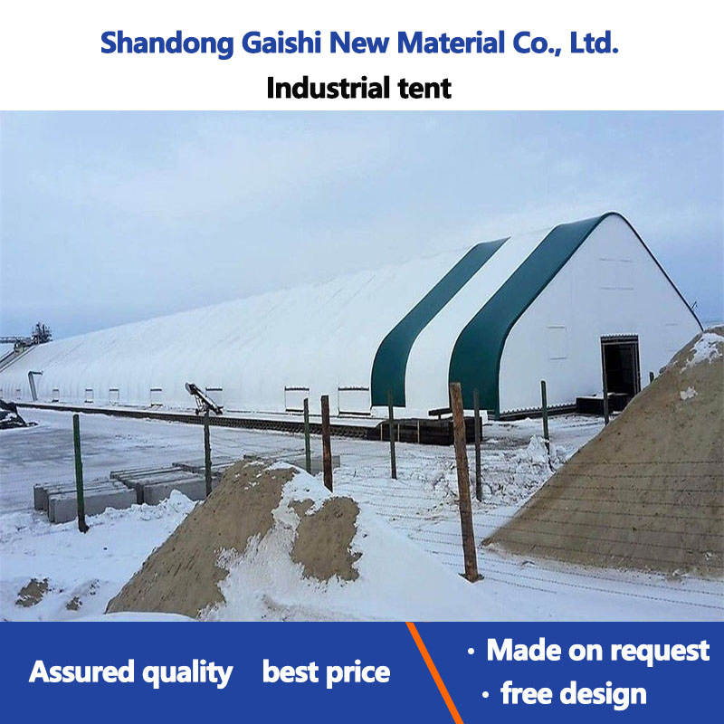 High Quality Outdoor Industrial PVC Fabric Prefabricated Storage Sheds for Warehouse Tent